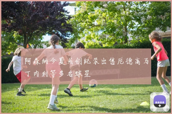 阿森纳今夏或创纪录出售厄德高马丁内利等多名球星